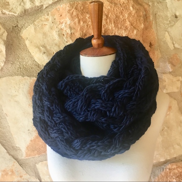 Free People Navy Infiniti Scarf - Picture 4 of 4